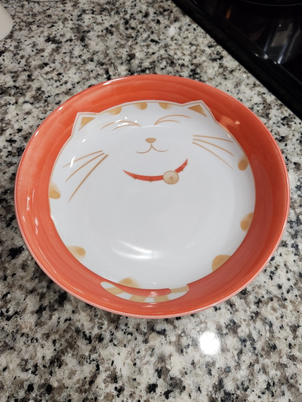 Cheng's Japanese "Kawaii" Happy Fat Cat Bowl